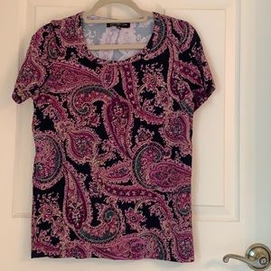 New Jones New York Top Blouse